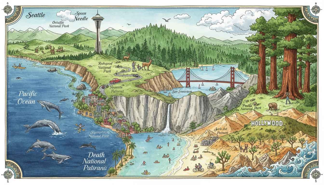 best places to visit on the west coast of america