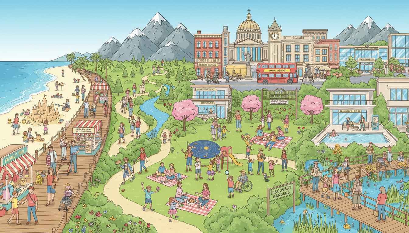 places to visit for spring break with family