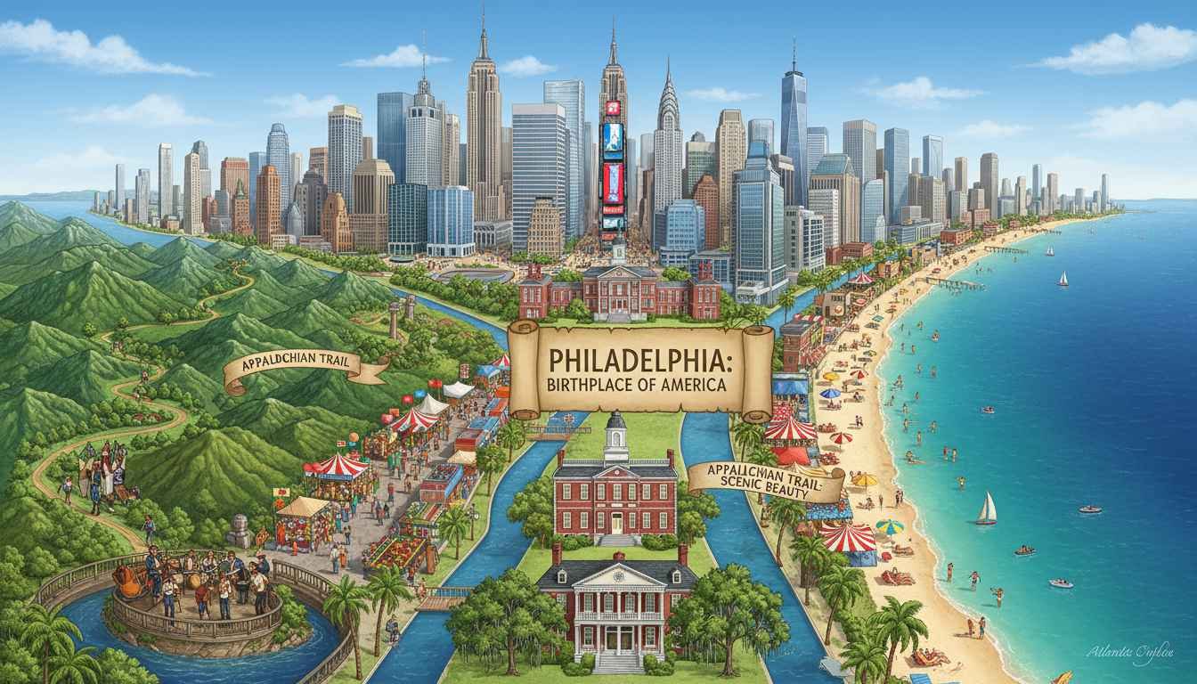 top places to visit on the east coast of america