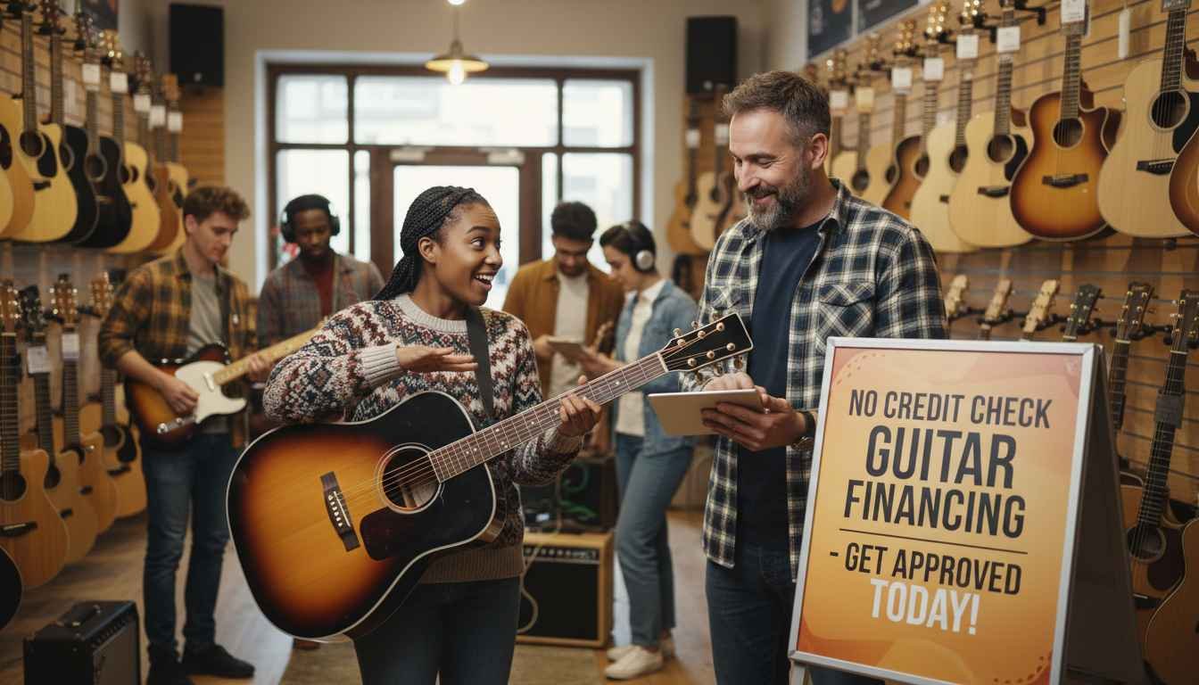 no credit check guitar financing