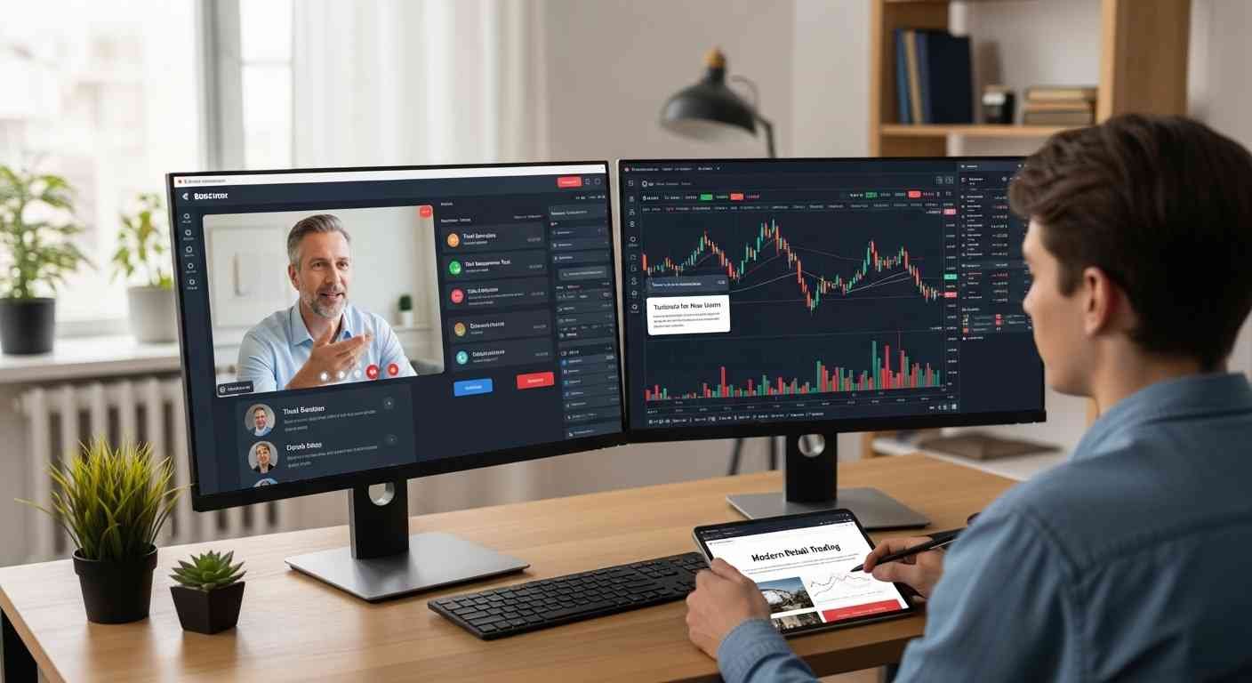 How Brokers Support Beginners for Navigating Modern Retail Trading Platforms